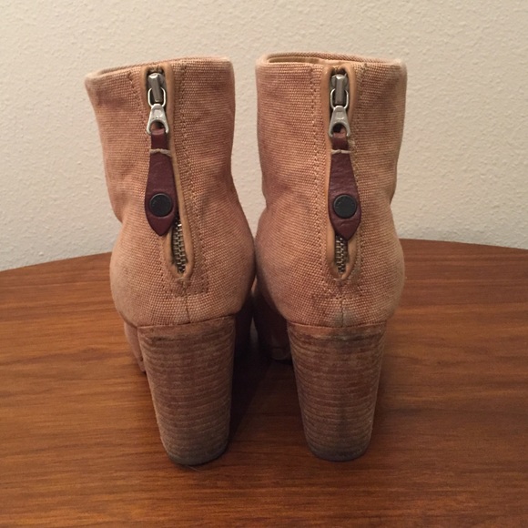 RAG & BONE CANVAS NEWBURRY BOOTIES - Picture 3 of 4