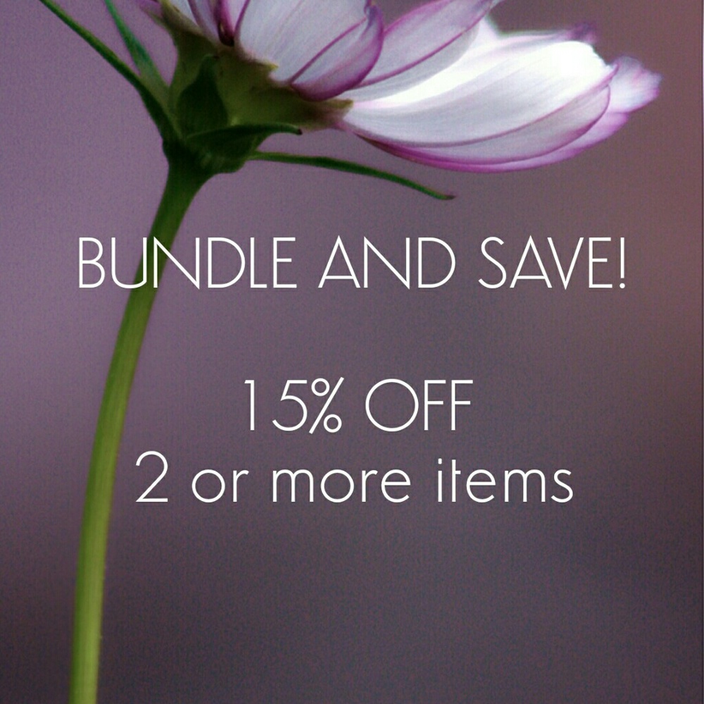 BUNDLE DISCOUNT! AND REDUCED SHIPPING!
