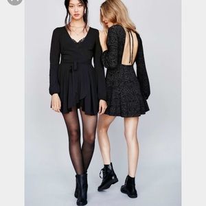 Ecote Ruby Mini Dress in black