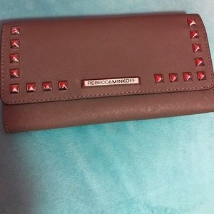 Rebecca Minkoff Studded Tri-fold wallet.