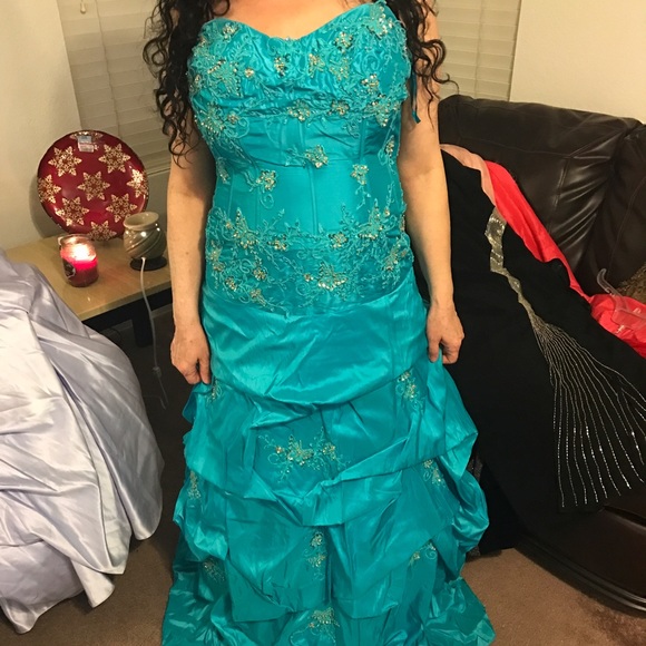 Strapless Prom Dress
