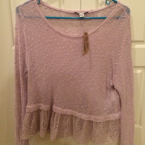 Lilac American eagle top NWT