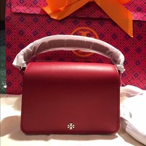 Tory Burch Leather Micro Satchel