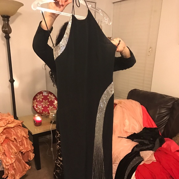 Black formal dress