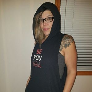 Plus Size Tank Hoodie