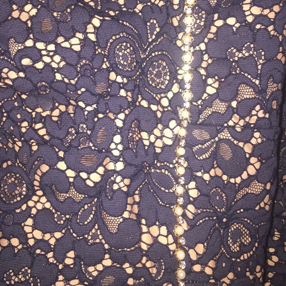 Dark blue cocktail dress - Picture 3 of 3