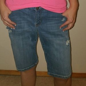Plus Size Jean Shorts