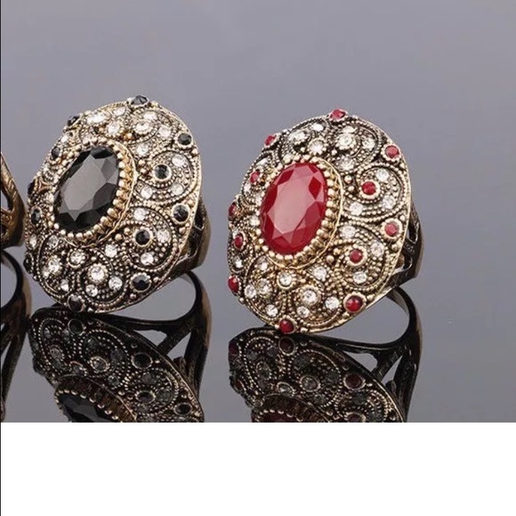 Victorian ring gold plated ring Turkish jewelry