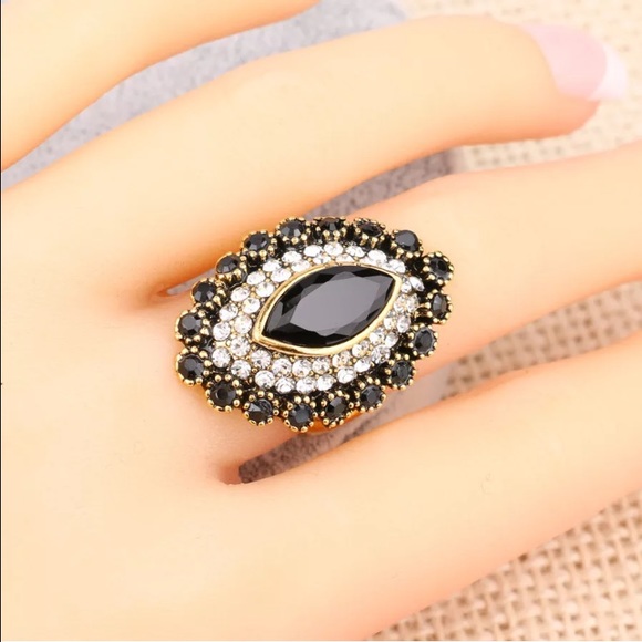 Gold Plated Ring Size 7 fashion women ring