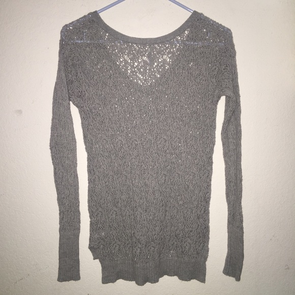 XS Aeropostale gray V-neck sweater - Picture 1 of 3