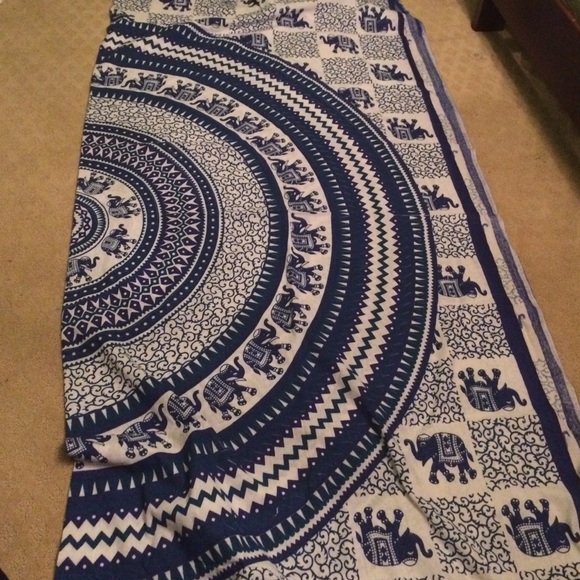 Blue mandala Tapestry