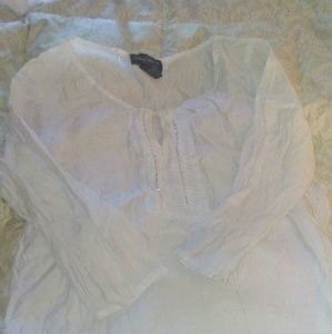 Clearance Price!!! Crisp white cotton tunic