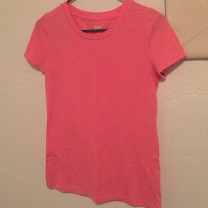 Mossimo Coral Pink Basic Tee Shirt Small