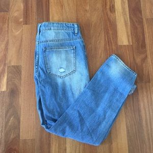 Forever 21 Distressed Boyfriend Style Jeans