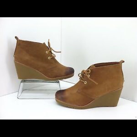 Sperry "Harlow" Wedge Heel Ankle Boots