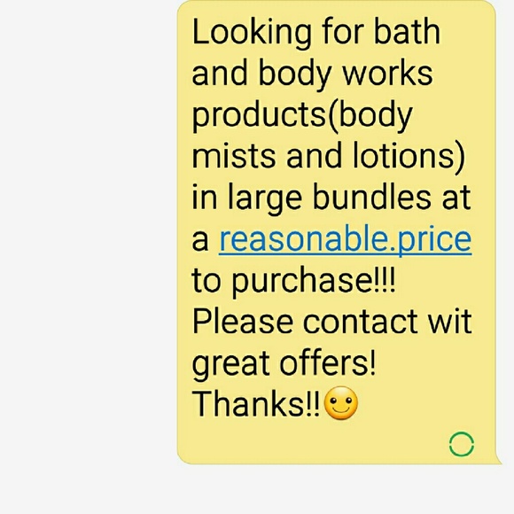 I am looking for bath and body works