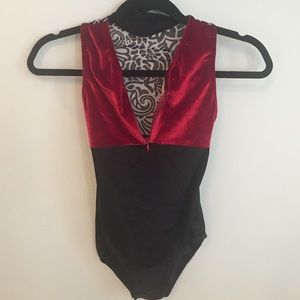 Split leotard