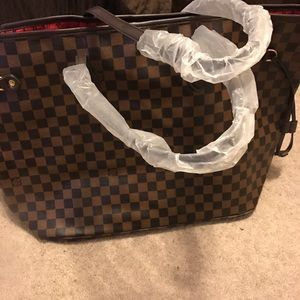 checkered brown neverfull