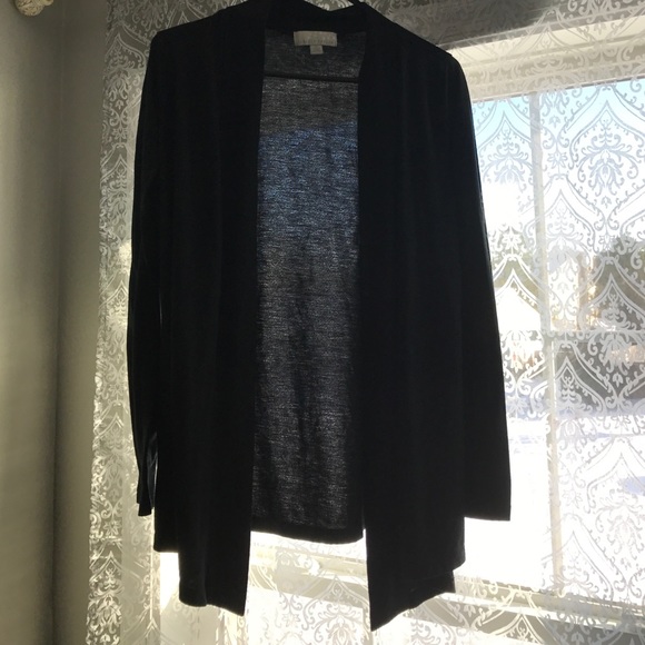 Black cardigan