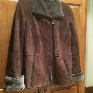 Fur hip length jacket. Could be dressy or casual.