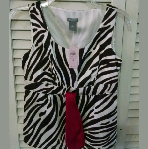 ANN TAYLOR CAREER BLOUSE  NWT SIZE OP