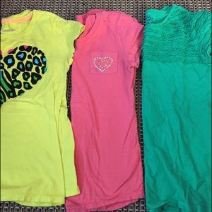 Little girl shorts sleeve