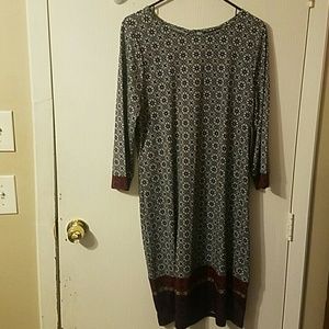 3/4 sleeved dress