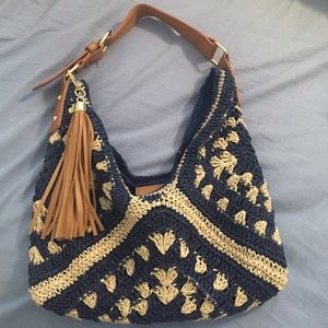 Franco Sarto woven handbag