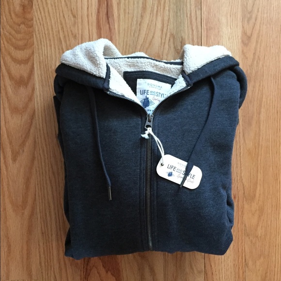 Hoodie lined zip-up