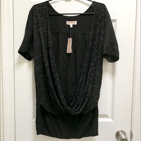 NEW Philosophy Black Top NWT