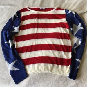 Patriotic American Flag Sweater 🇺🇸