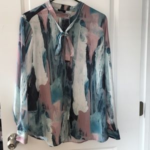 Mossimo- Water color blouse