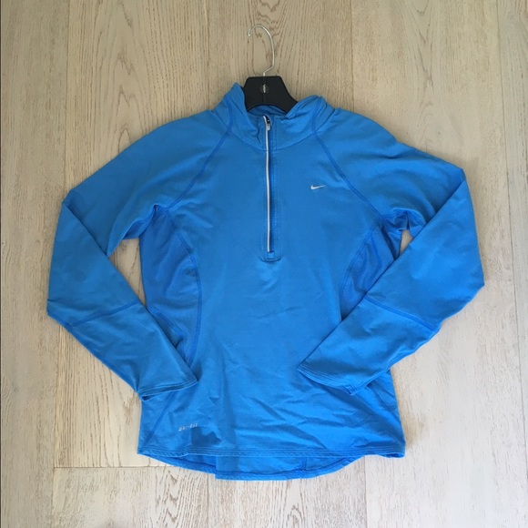 Nike Tops - Nike Blue Three Quarter Zip