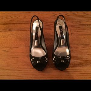Nina satin heels