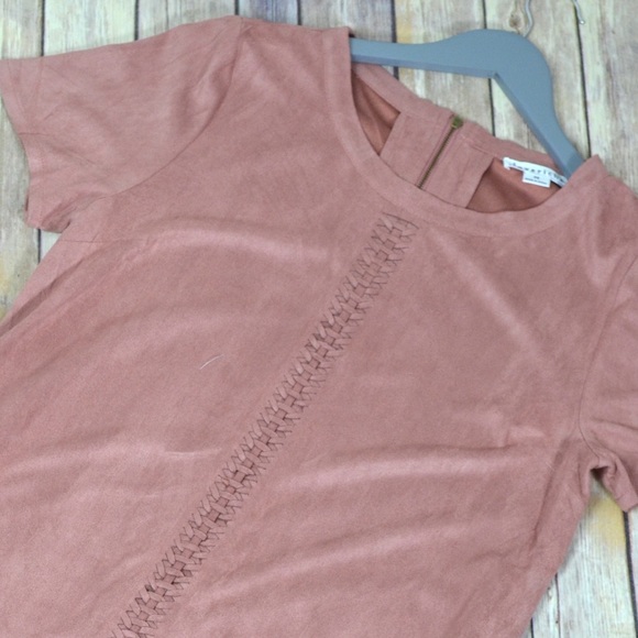 Dresses & Skirts - Blush Suede Dress