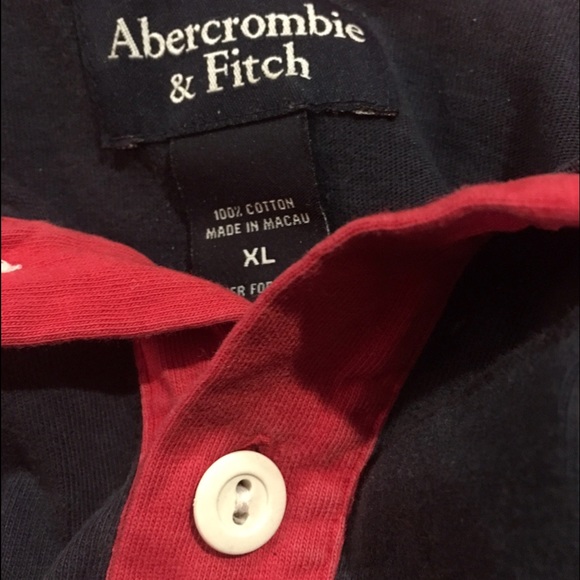 💥SALE 💥 PRICE ⬇️ A&F Men's Sports Polo XL Rugby - Picture 4 of 4