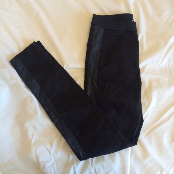 Black H&M skinny stretch pants