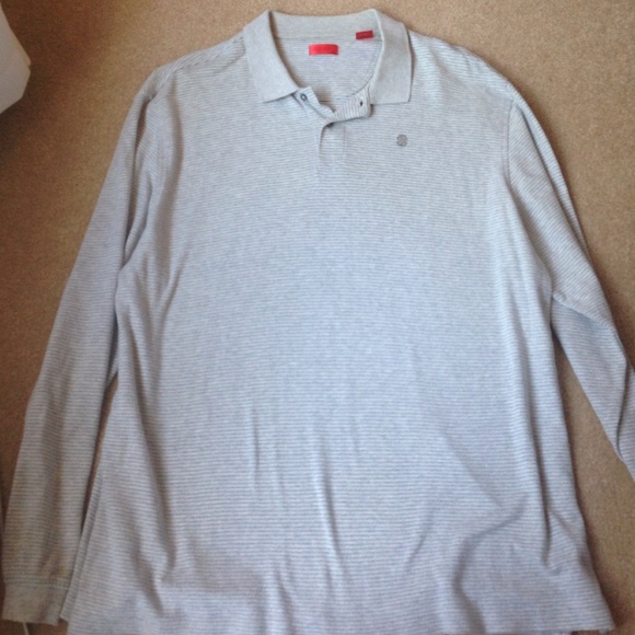 XL IZOD long sleeve men's polo shirt