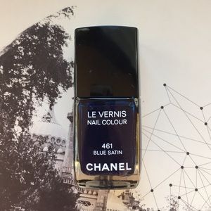 CHANEL Le Vernis 461 Blue Satin Nail Polish