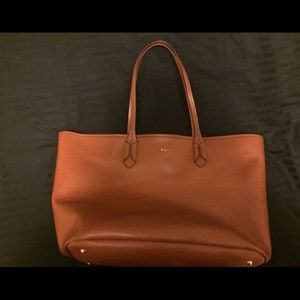 Ralph Lauren brown leather tote