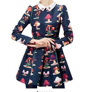 Elf Sack Women's Mushroom Printed Dress