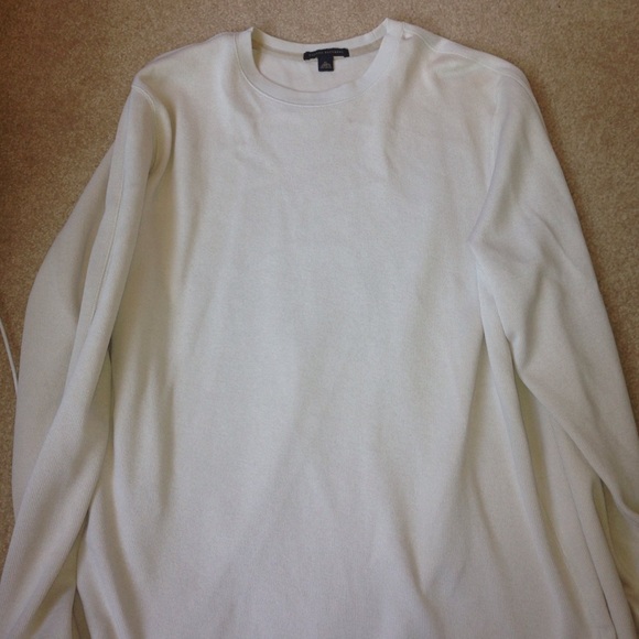 Long Sleeve cream sweater from Banana Republic