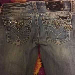 Miss me jeans. Straight leg 29x34
