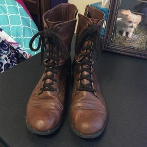 Steve Madden combat boots!