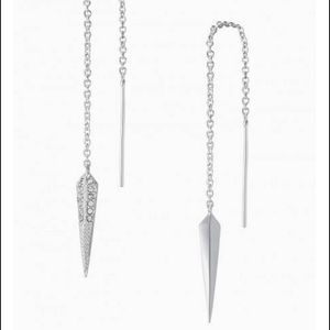 Stella & dot SEINE THREADER EARRINGS - NEVER WORN