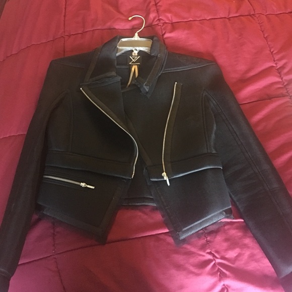 Black moto jacket