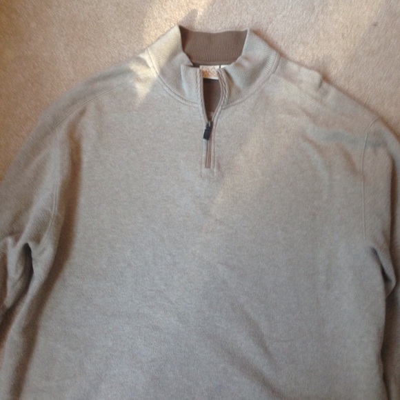 Brown long sleeve men's sweater