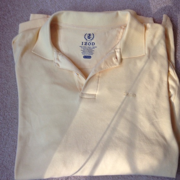 Yellow Long Sleeve Men's Polo