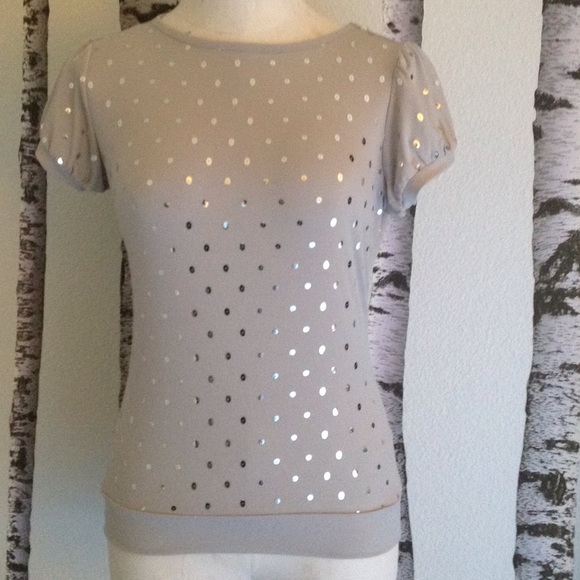 Worthington Tops - Worthington Sequined Stretch Top