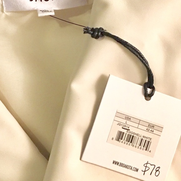 NWT Jack by bb Dakota Small ivory bomber jacket - Picture 4 of 4